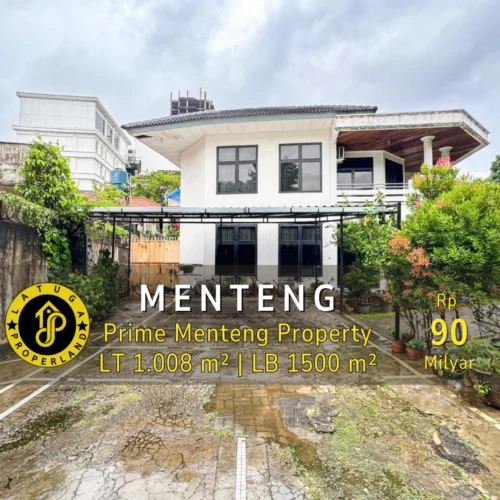 Prime Menteng Property – Tanah Luas, Bangunan Besar, SHM, Pegangsaan Barat