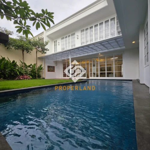 brand new modern house kemang jakarta selatan 3 lantai lt 517 lb 760