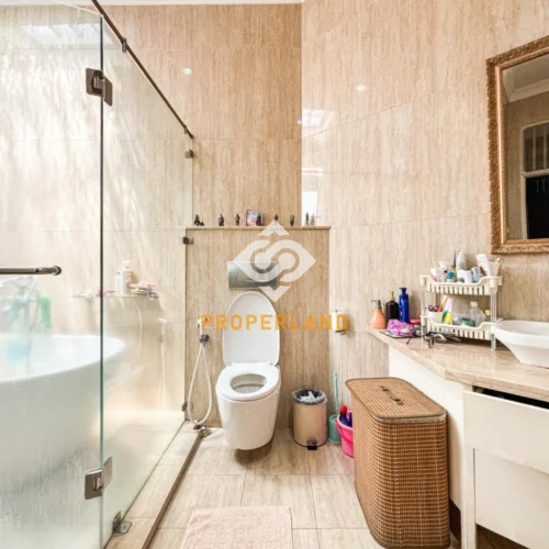 rumah 2 lantai semi furnished kebayoran lama jakarta selatan