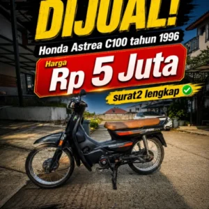 dijual honda astrea C100 Thn 96